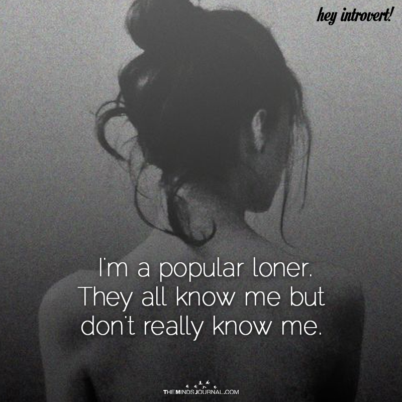 I’m A Popular Loner
