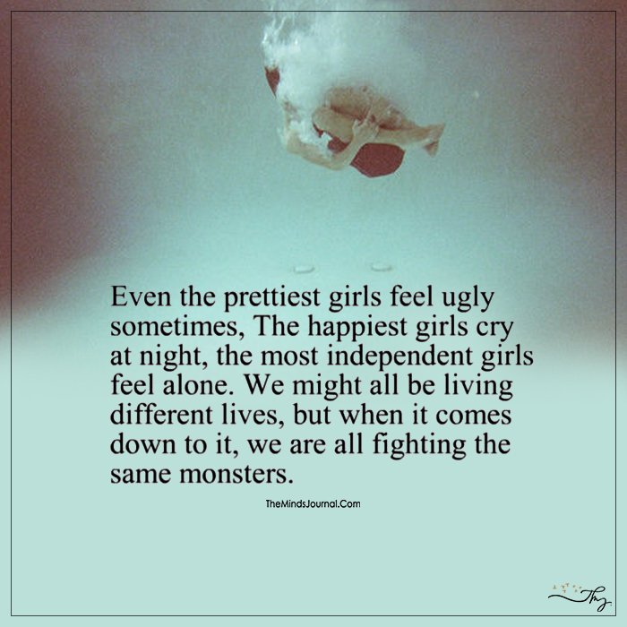 We are All Fighting The Same Monster