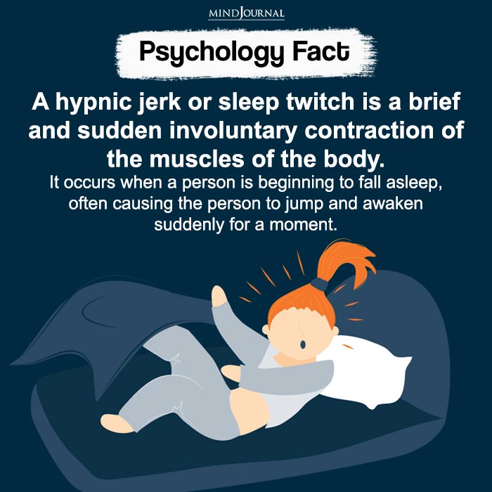 A Hypnic Jerk Or Sleep Twitch Is A Brief And Sudden Involuntary Contraction