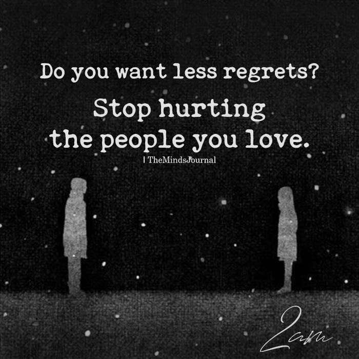Do You Want Less Regrets