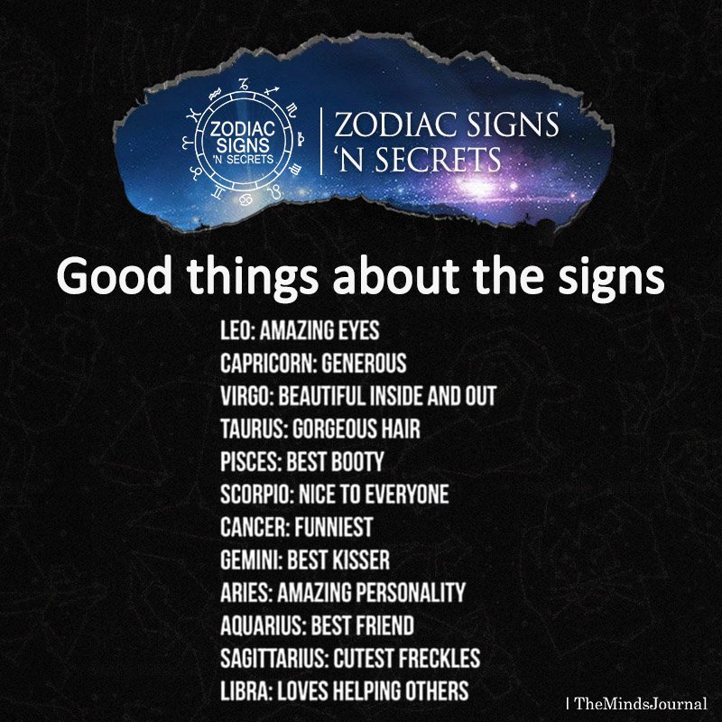 Good Things About The Signs