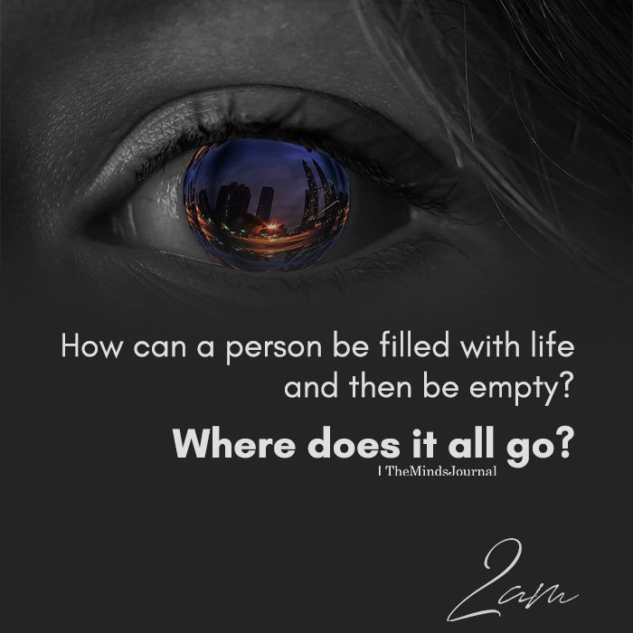 How Can A Person Be Filled With Life