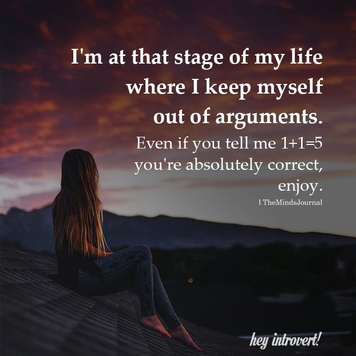 I’m At That Stage Of My Life