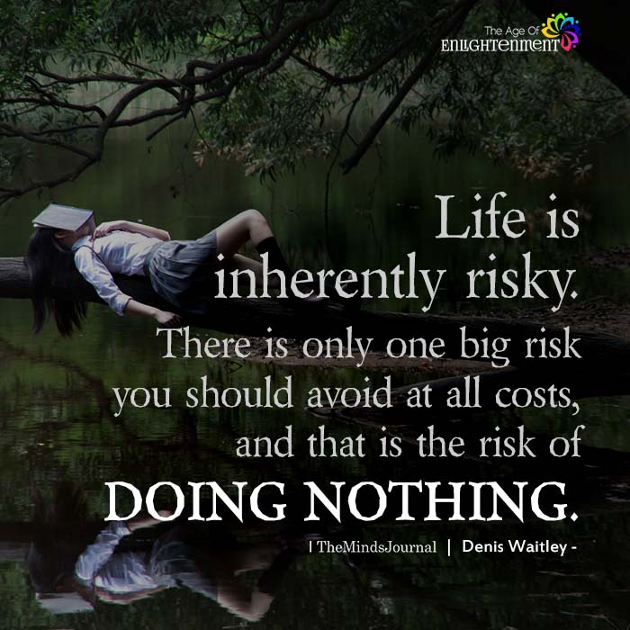 Life Is Inherently Risky