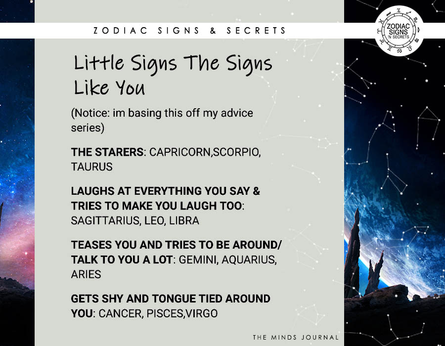 Little Signs That Signs Like You