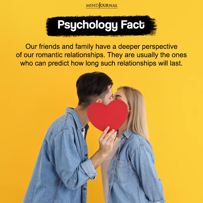 Our Friends And Family Have A Deeper Perspective