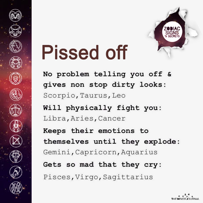 Signs As ‘Pissed Off’