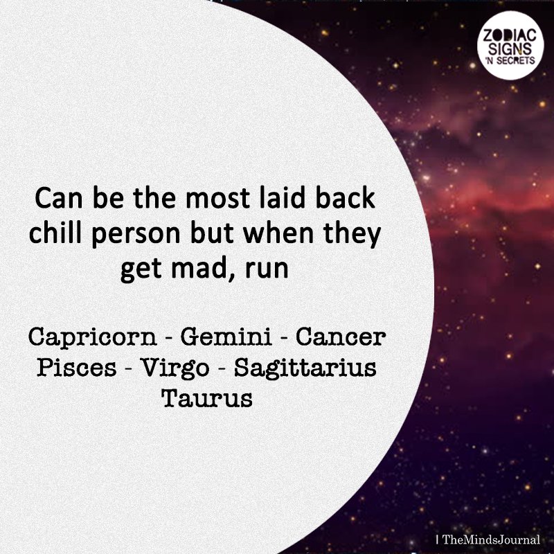 Signs That Can Be Most Laid Back Chill Person