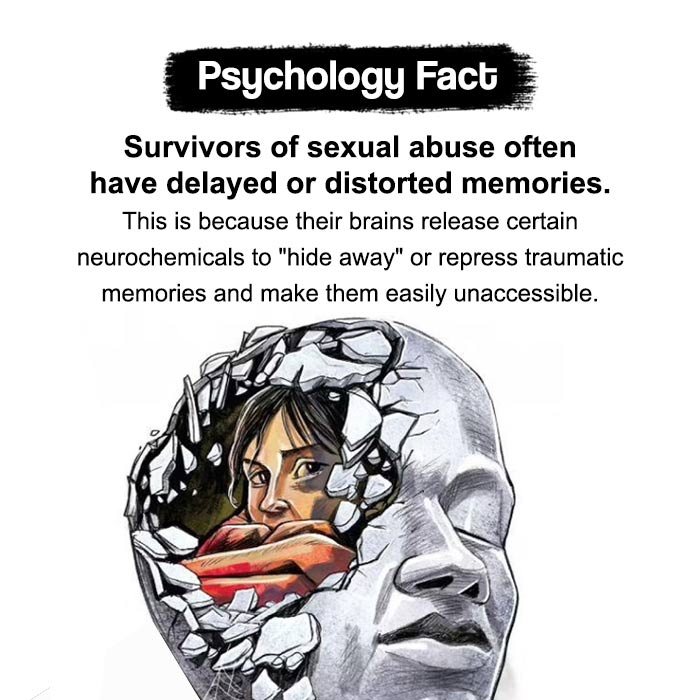 Survivors Of Sexual Abuse Often Have Delayed Or Distorted Memories