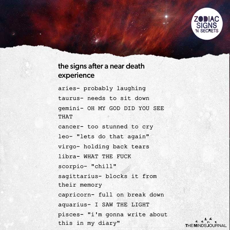 The Signs After A Near Death Experience