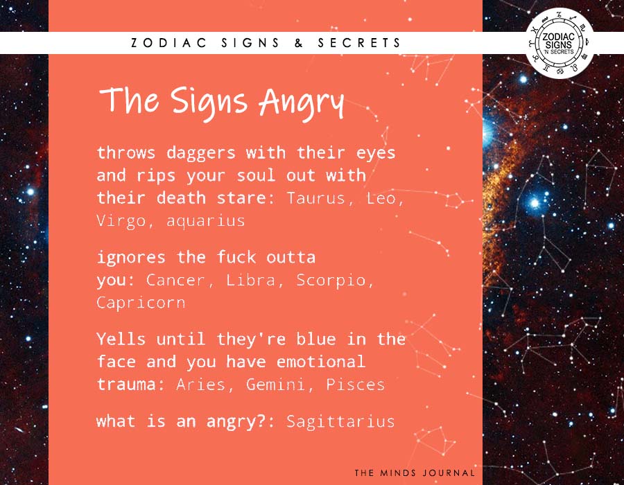 The Signs Angry