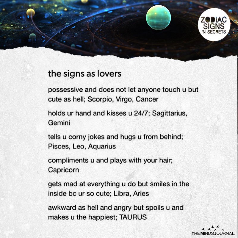 The Signs As Lovers
