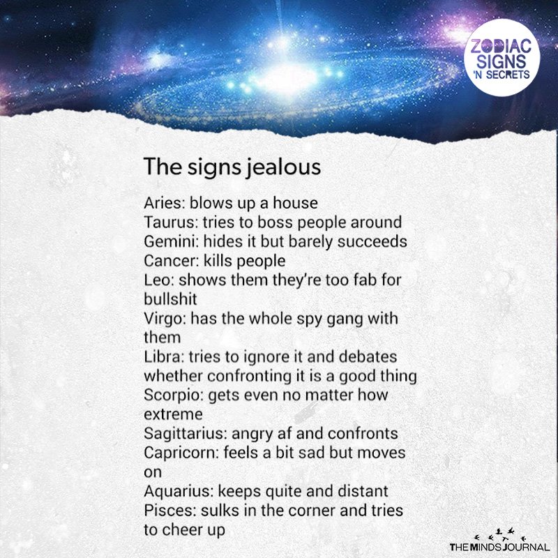 The Signs Jealous