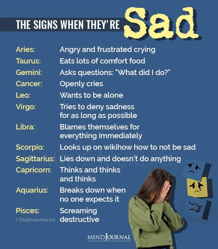 The Signs When They’re Sad