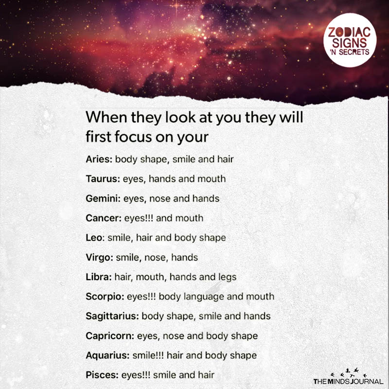 When They Look At You They Will First Focus On Your