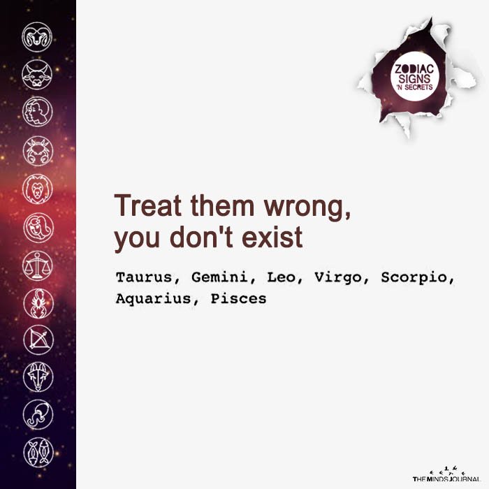 Treat Them Wrong, You Don’t Exist