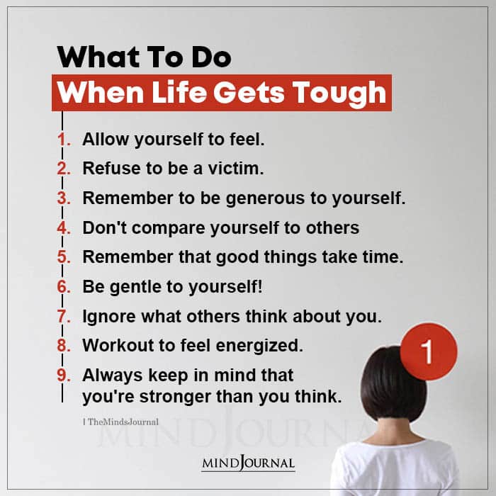 What To Do When Life Gets Tough