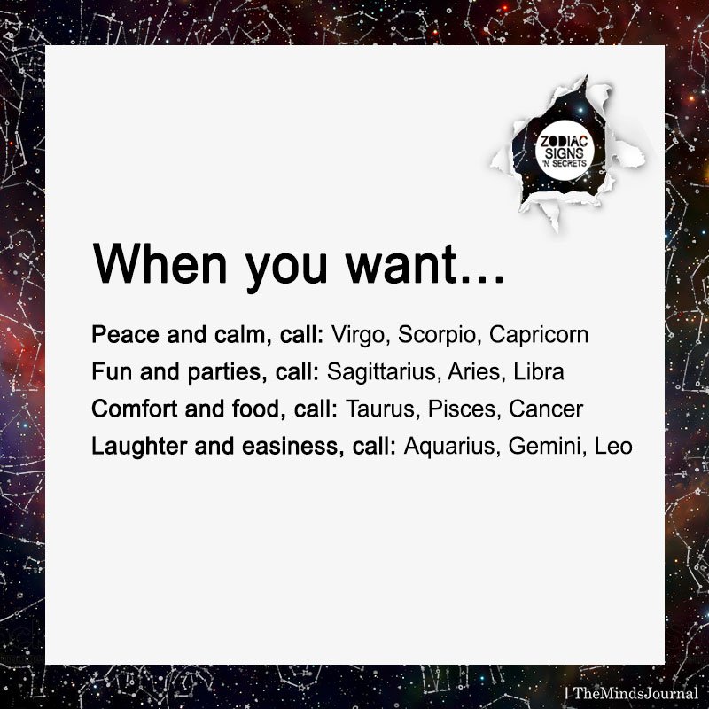 When To Call The Signs