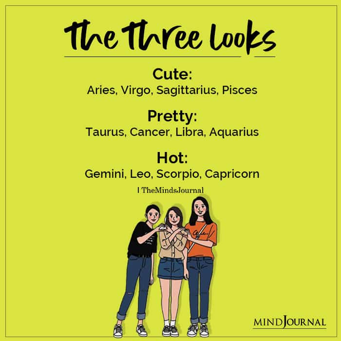 Zodiac Signs Cute Vs Pretty Vs Hot