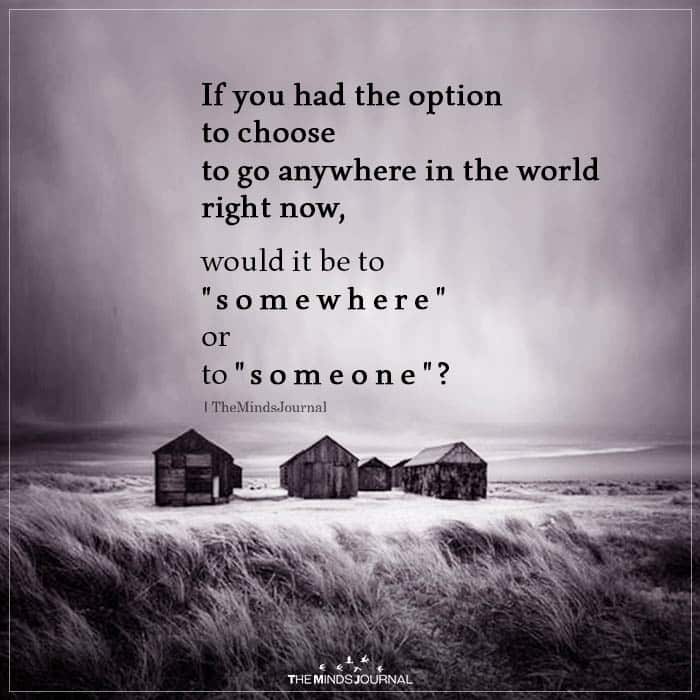 If You Had the Option to Choose