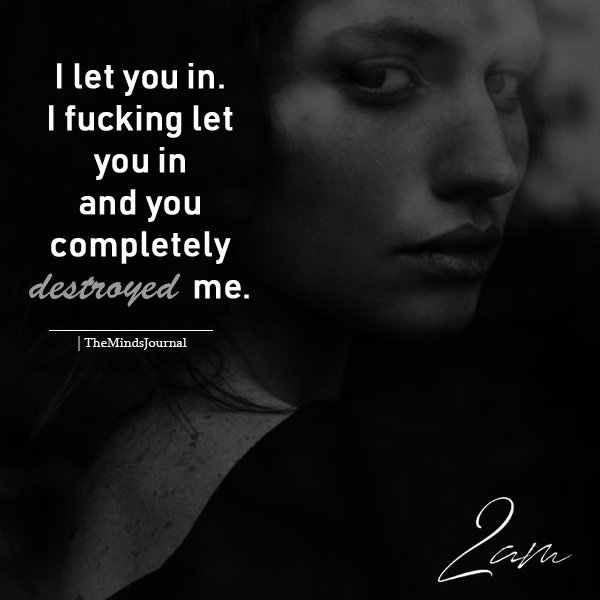I Let You In