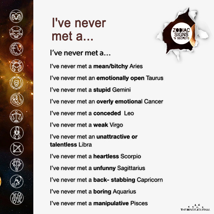 I’ve Never Met A..