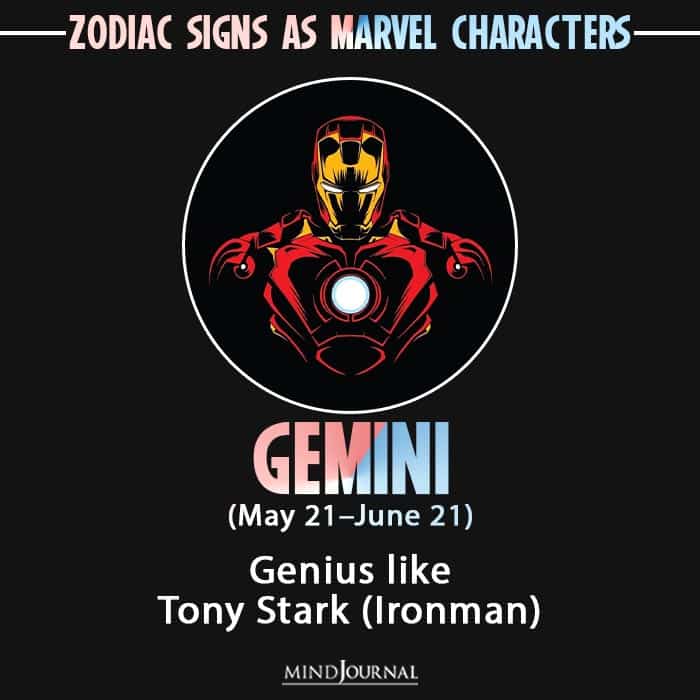 The 12 Zodiac Signs As Marvel Characters 4 marvel characters gemini