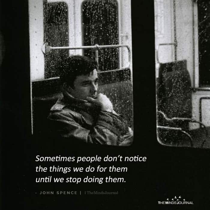 Sometimes People Don’t Notice The Things