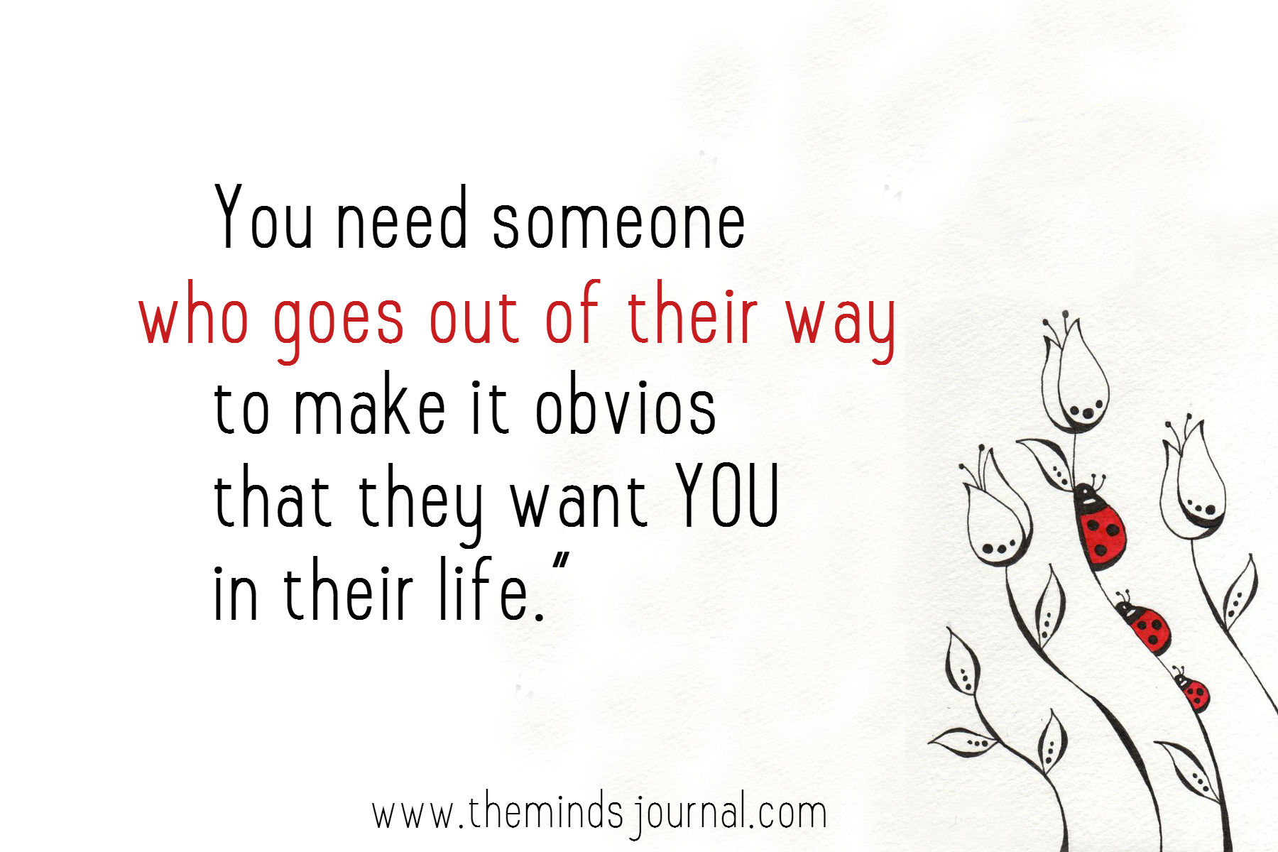 Someone Who Goes Out Of Their Way