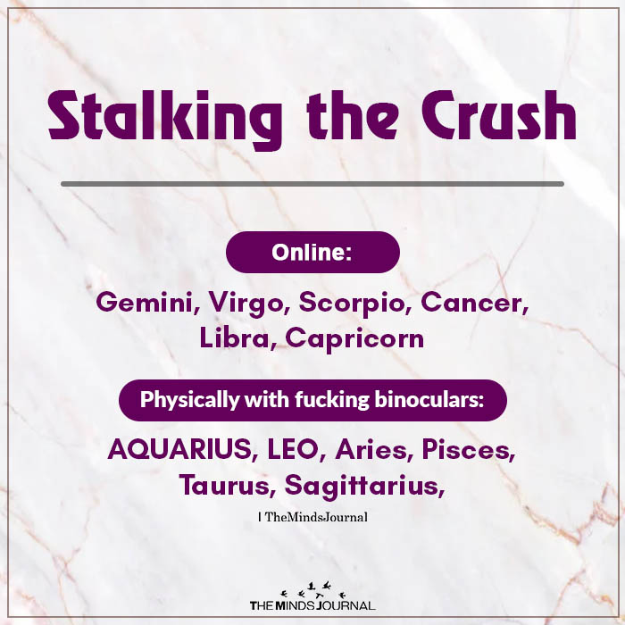 Stalking The Crush