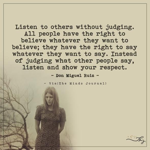 Listen To Others Without Judging