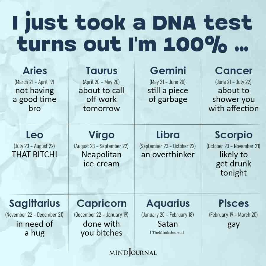 I Just Took A DNA Test