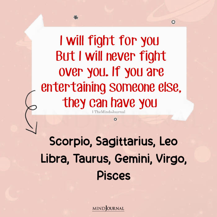 I Will Fight For You